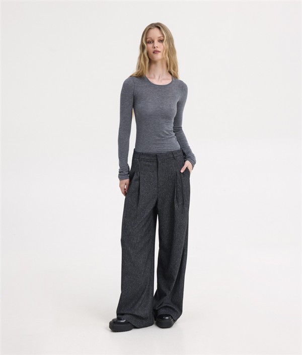 SSG NAYA PANTS BLACK MELANGE